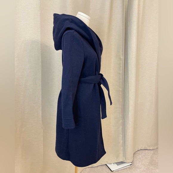 Hooded Fleece Trench Coat - Picture 6 of 12
